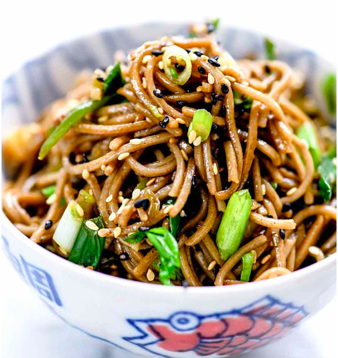 The Best Sesame Soba Noodles Tastetickler